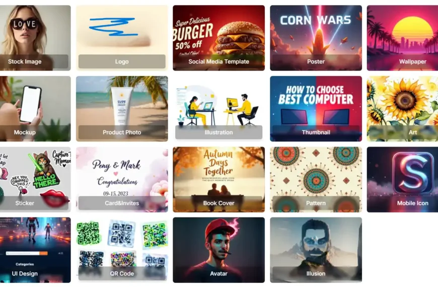 Menu des formats d'images